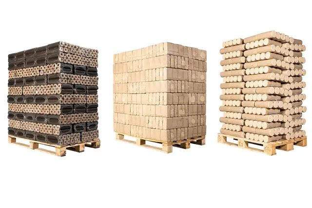 Holzbriketts