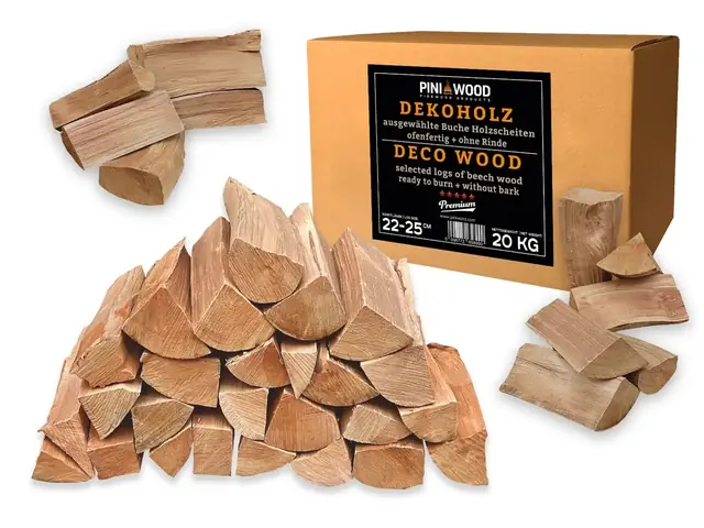 Premium Brennholz Buche 25 cm – 120 kg