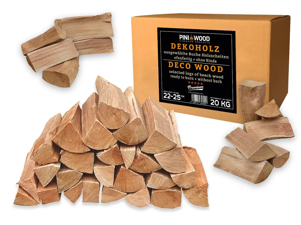 Premium Brennholz Buche 25 cm – 120 kg