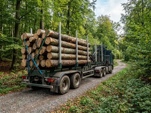 Stammholz halber LKW (~20 RM)